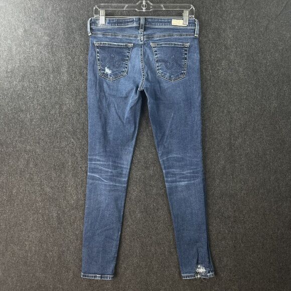 AG Adriano Goldschmied Jeans Women’s 28R Blue The Legging Ankle Super Skinny - Picture 3 of 14